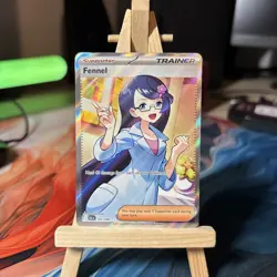 Pokemon Card Fennel 162/086 Black Bolt Ultra Rare Full Art NM - Image 1