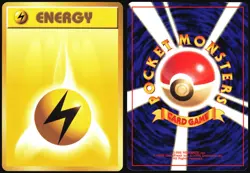 LIGHTNING ENERGY BASE SET POKEMON JAPANESE MP - Image 1