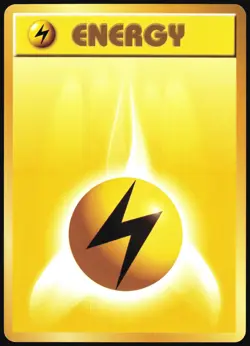 LIGHTNING ENERGY BASE SET POKEMON JAPANESE MP - Image 2