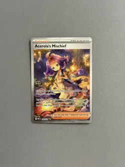 Acerolas Mischief 183/132 - SIR - Mega Evolution - NM/M - Pokemon TCG - Image 1