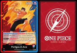 PORTGAS.D.ACE (002) OP13-002 OP13 CARRYING ON HIS WILL ONE PIECE LEADER 2025 NM - Image 1