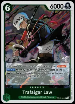 TRAFALGAR LAW OP13-031 OP13 CARRYING ON HIS WILL ONE PIECE RARE 2025 NM - Image 2