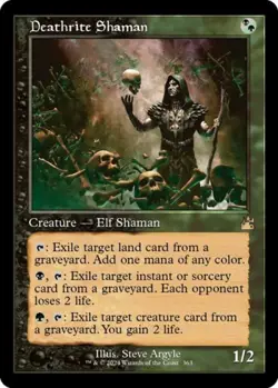 MTG English Deathrite Shaman (Retro Frame) NM Foil Ravnica Remastered - Image 1