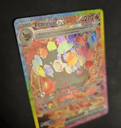 Pokemon TCG Prismatic Evolutions Flareon EX Special Illustration Card 146/131 NM - Image 2