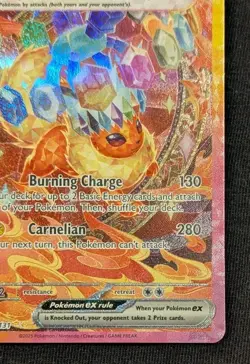 Pokemon TCG Prismatic Evolutions Flareon EX Special Illustration Card 146/131 NM - Image 4