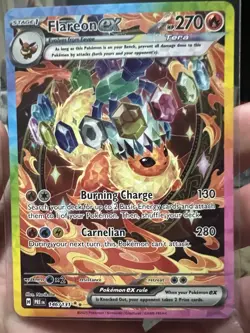 Pokemon TCG Prismatic Evolutions Flareon EX Special Illustration Card 146/131 NM - Image 2