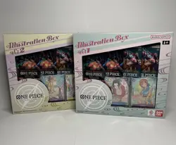 2025 Bandai OP One Piece Illustration Box Vol 1 & 2 Bundle / IN HAND/ BRAND NEW - Image 1