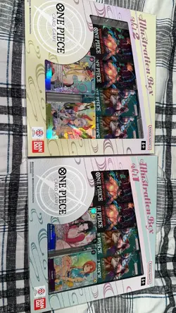 2025 Bandai OP One Piece Illustration Box Vol 1 & 2 Bundle / IN HAND/ BRAND NEW - Image 1