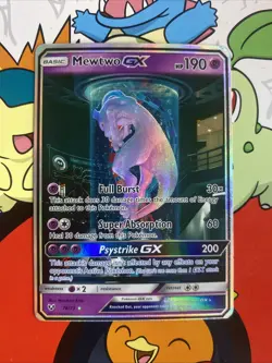 Pokemon TCG Mewtwo GX Shining Legends Secret Rare 78/73 Holo Full Art Nm - LP - Image 1