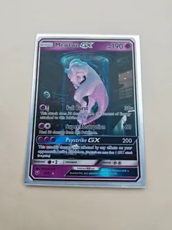 Pokemon TCG Mewtwo GX Shining Legends Secret Rare 78/73 Holo Full Art. MP to LP - Image 1