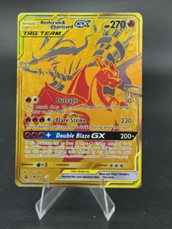 Reshiram & Charizard GX - SM247 - Black Star Promo - NM - Pokemon TCG - Image 1