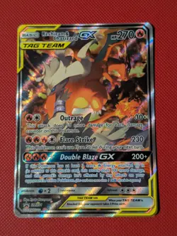 Pokemon TCG - Reshiram & Charizard GX - SM201 Normal Size - Black Star Promo - Image 1