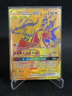 Reshiram & Charizard GX #SM247 - Black Star Promo Pokemon TCG - NM - Image 1