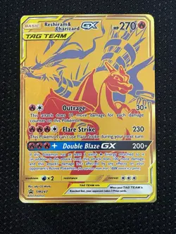 Reshiram & Charizard GX #SM247 - Black Star Promo Pokemon TCG - NM - Image 2