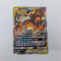 Pokemon TCG 2019 Reshiram & Charizard GX SM Black Star Promo SM201 NM - Image 1