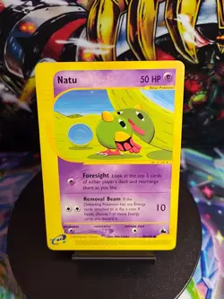 🌈 Natu 80/144 - E-Series Skyridge Non-Holo Pokemon Card - LP - Image 4