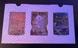 Pokemon TCG 151 UPC Promo Set Mew 053, Mewtwo 052, Metal Mew 205 New (SEALED) - Image 1