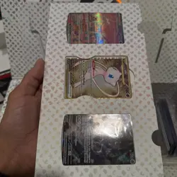 Pokemon TCG 151 UPC Promo Set Mew 053, Mewtwo 052, Metal Mew 205 New Sealed - Image 2