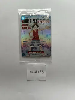 One Piece College Basketball US Voyage Monkey D. Luffy Card Sealed *Mint - Image 3