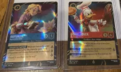 Disney Lorcana Magical Places Rapunzel Donald Duck EPCOT Cards Festival Of Arts - Image 1