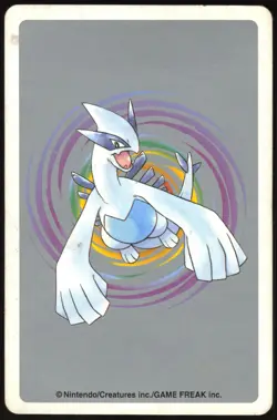 MACHAMP NO. 068 3 OF SPADES POKEMON SILVER POKER CARD JAPANESE 1999 - Image 3