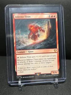 Inferno Titan MTG Magic 2023 Lord of the Rings Commander NM/M - Image 1