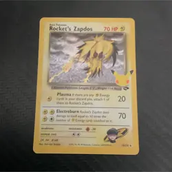 Pokemon Rocket's Zapdos 15/132 Celebrations Classic Collection Holo 70 HP - Image 1