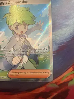 Pokemon TCG: Wally's Compassion 176/132 Me01: Mega Evolution Holo NM - Image 4