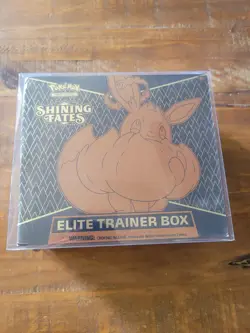 Pokemon TCG Shining Fates Elite Trainer Box ETB Sealed [ Minor Tear] 820650808173 - Image 1