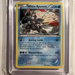 2016 POKEMON XY FATES COLLIDE 21 WHITE KYUREM-HOLO CGC 8.5 - Image 2
