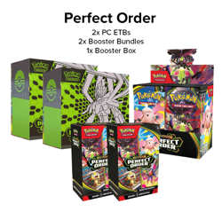 ✅ PRESALE Pokemon Perfect Order- 2x PC ETB, 2x Booster Bundles, 1x Booster Box - Image 1