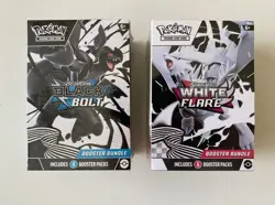 Pokemon TCG Black Bolt & White Flare Booster Bundle Pair - Image 1