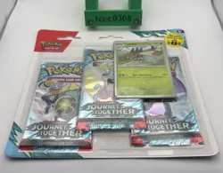 Pokemon TCG Journey Together Triple Pack Blister - Yanmega Promo - New & Sealed - Image 3