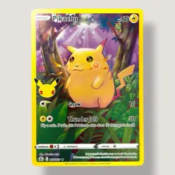 Pokemon TCG - Pikachu 005/025 Full Art Rare Holo Card - Celebrations 25th (NM) - Image 1