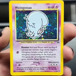 Pokemon TCG Wobbuffet Neo Discovery 16/75 Holo Rare German Card - Image 1