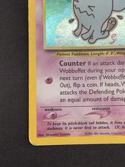 Pokemon TCG Wobbuffet Neo Discovery 16/75 Holo Rare Card HP - Image 4
