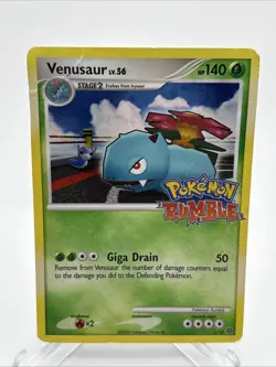 Venusaur - 1/16 - Pokemon Rumble - Holo Stamped - Pokemon TCG 2009 Vintage - Image 1