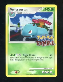 TCG 2009 Pokemon Rumble #1/16 Venusaur Holo - Image 1