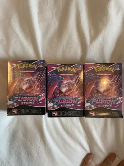 Pokemon TCG Fusion Strike Build and Battle Box 4 Pack Set X3 Brand New Sealed - Image 1