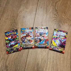 Pokemon TCG Mega Evolutions Booster Pack Set X 4 - Full Art Set New Sealed - Image 1