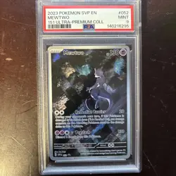 2023 POKEMON SVP EN-SV PROMO 151 ULTRA-PREMIUM COLLECTION #052 MEWTWO PSA 9 - Image 3