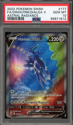 Pokemon Origin Forme Dialga V Astral Radiance Full Alt Art #177 PSA 10 Gem Mint - Image 1
