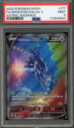 Pokemon Origin Forme Dialga V Astral Radiance Full Alt Art #177 PSA 9 Mint - Image 1