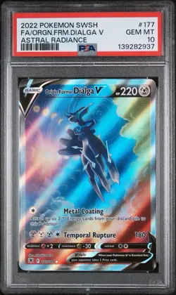 Pokemon Origin Forme Dialga V Astral Radiance Full Alt Art #177 PSA 10 Gem Mint - Image 1