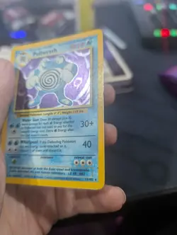 Poliwrath 13/102 Base Set Holo Rare WOTC Pokemon TCG 1999 - LP - Image 2
