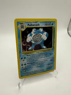 Pokemon TCG - Poliwrath 13/102 Base Set Holo Rare WOTC 1999 - Image 3