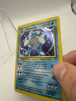 Pokemon TCG - Poliwrath 13/102 Base Set Holo Rare WOTC 1999 - Image 4