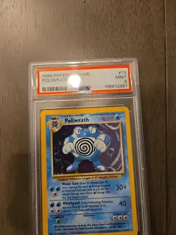 Pokemon TCG Poliwrath 13/102 1999 Base Set Holo PSA 9 English Card Canadian Sale - Image 3