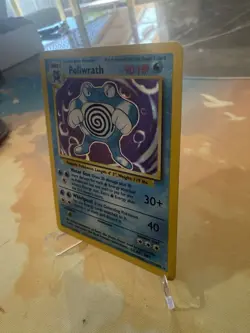 Pokemon TCG - Poliwrath 13/102 Base Set Holo Rare WOTC 1999 - Image 2
