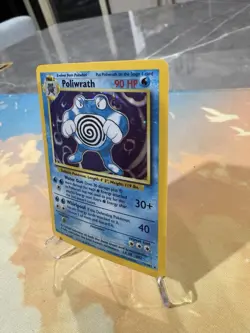 Pokemon TCG - Poliwrath 13/102 Base Set Holo Rare WOTC 1999 - Image 2
